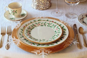 tavola imbandita per natale