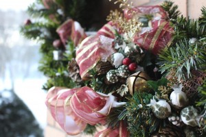 decorazioni floreali per natale