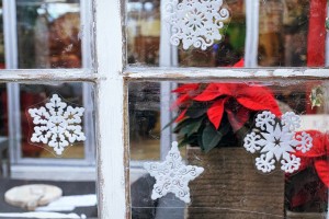decorazione finestre natale